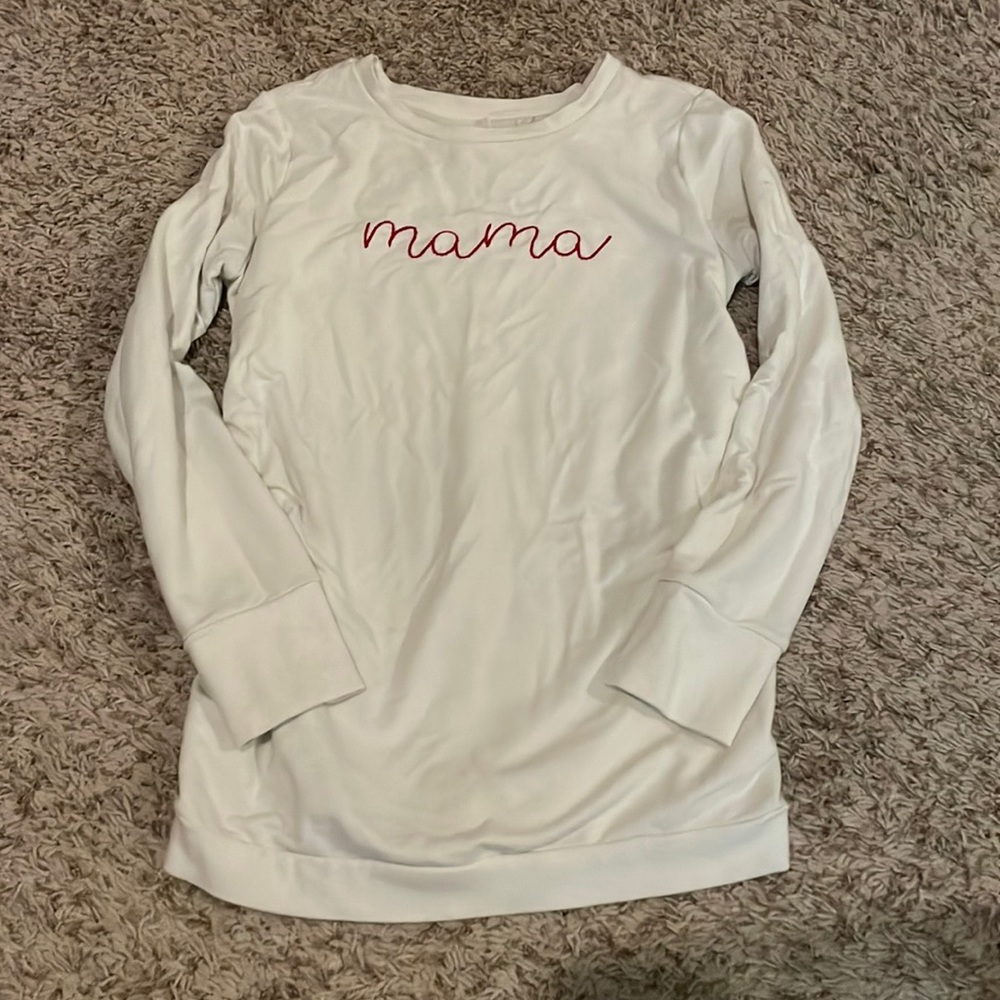 “Mama” maternity lightweight sweatshirt